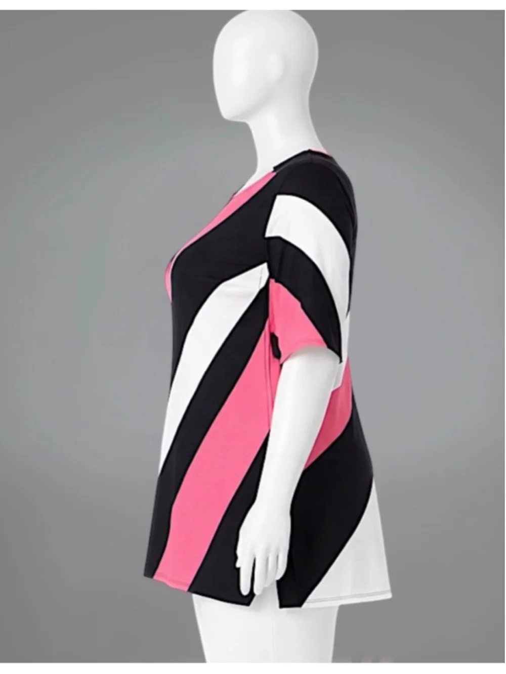 Ashley Stewart Swirl Print Bar Neck Tunic – Size 14/16